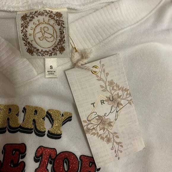 NWT True Self "Merry Christmas" Sweater - S - Picture 9 of 9